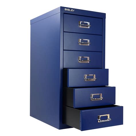 bisley 6 drawer steel under-desk multidrawer storage cabinet|10 multi drawer filing cabinet.